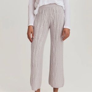 Something Navy Rosie Cable Knit Pants